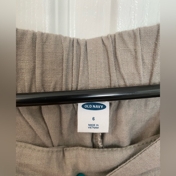 Old Navy Wide-Leg Linen Pants - Picture 5 of 6